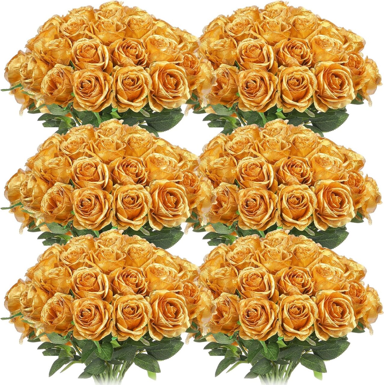 50 Realistic Silk Roses: Perfect for Home, Weddings, and Parties